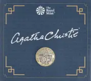 2020 Agatha Christie: 100 Years of Mystery Brilliant Uncirculated £2 Coin in sleeve