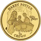 2002 Gold Proof 1/25 Ounce Harry Potter Crown Coin Isle of Man