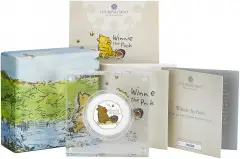 2020 Winnie The Pooh Silver Proof 50p Coin in box