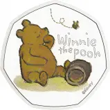 2020 Winnie The Pooh Silver Proof 50p Coin