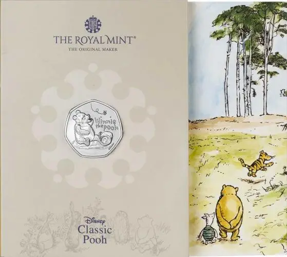 2020 Winnie The Pooh BU 50p Coin front