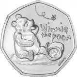 2020 Winnie The Pooh BU 50p Coin