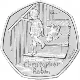 2020 Winnie The Pooh & Friends - Christopher Robin BU 50p Coin