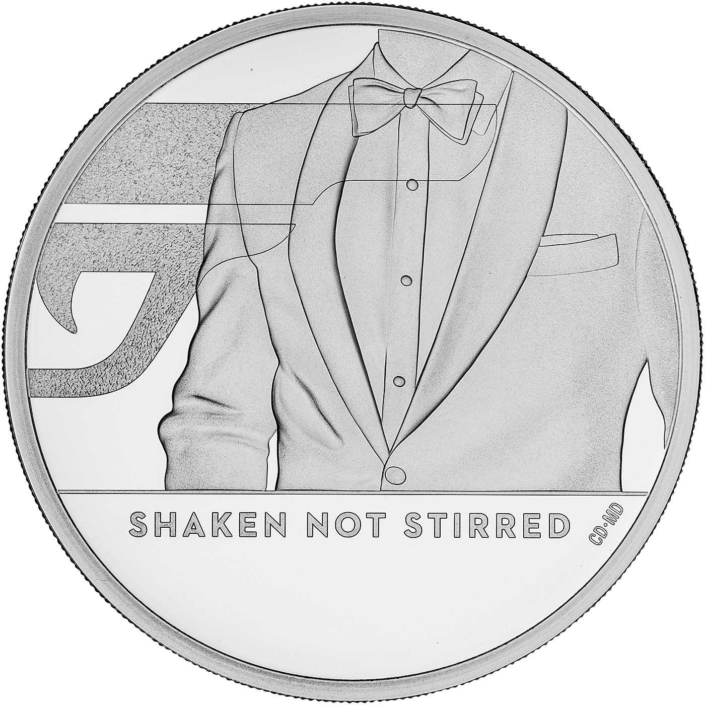 Shaken Not Stirred 2020 UK金貨 007 鑑定付 1/4 Shaken Not Stirred 2020 UK金貨 007 鑑定付 1/4