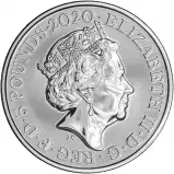 2020 The Tower of London - Coins and Kings BU £5 Coin obverse