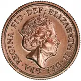 2021 Gold Sovereign Bullion Coin obverse chards image crop