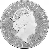 2021 10 oz Silver Coin Bullion Queen's Beasts - White Horse of Hanover obverse