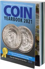 2021 UK Books Coin Yearbook side view