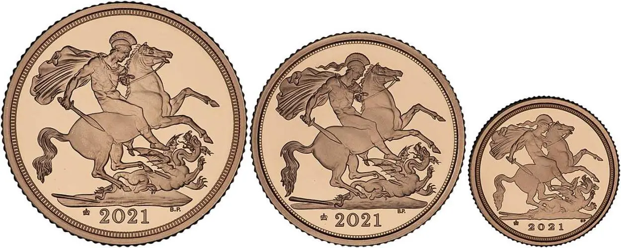 2021 3-Coin Standard Gold Proof Sovereign Set reverse