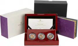 2021 3-Coin Standard Gold Proof Sovereign Set