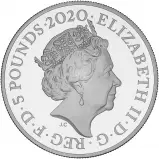 2020 Remembrance Day Silver Proof £5 Coin obverse