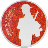 2020 Remembrance Day Silver Proof £5 Coin