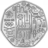 2021 Tokyo Olympics Team GB BU 50p Coin