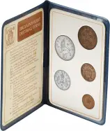 1971 Britain's First Decimal Coins 5 Coin Set