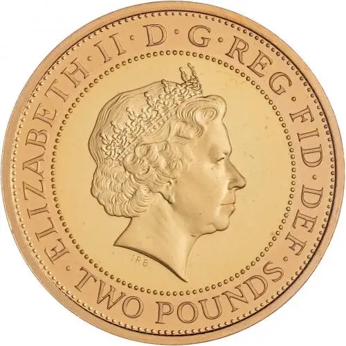 2007 Abolition of the Slave Trade Gold Proof £2 Coin - obv