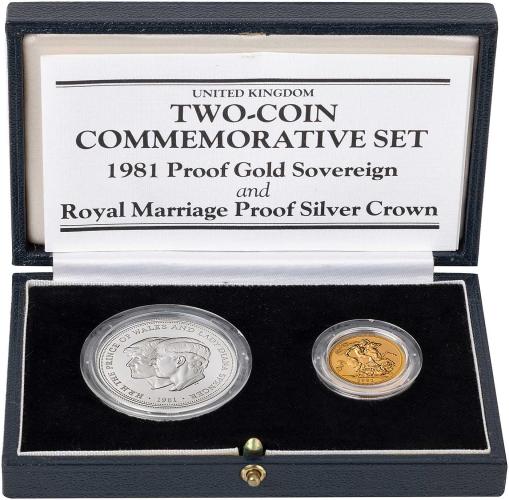 1981 Proof Charles and Diana 2 Coin Set | Chards