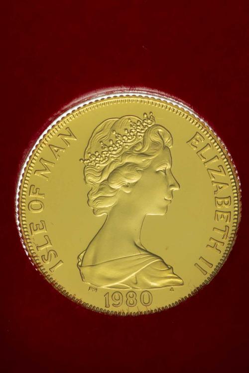 1980 Gold Proof Queen Mother Isle of Man £5 Coin | Chards