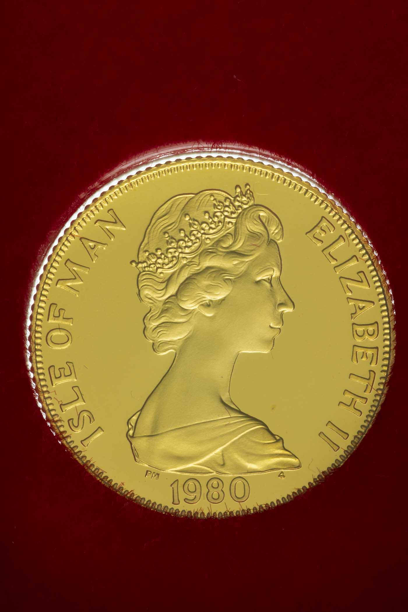 Pobjoy Mint アニバーサリー記念硬貨　queen 1980 Gold Proof Queen Mother Isle of Man £5 Coin | Chards