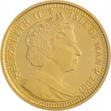2001 Gold 1 Ounce Angel Coin Single Isle of Man Obverse