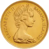 1967 Bahamas Gold Uncirculated Coin Set Adoption of New Constitution - 4 Coins obverse design