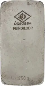 250g Silver Bar Degussa - Pre-Owned