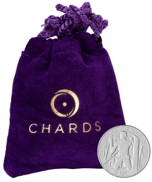 2022 Little John 1 oz Silver Bullion Coin with optional Chards Bag