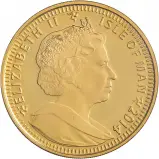 2014 Gold 1 Ounce Angel  Coin Single Isle of Man Obverse