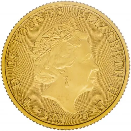 2020 The Gold Standard 0.25 oz Gold Bullion Coin obverse