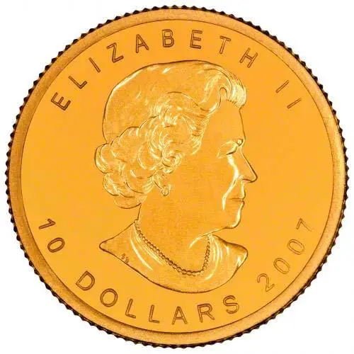2007 0.25 oz Gold Coin Maple Bullion 21913