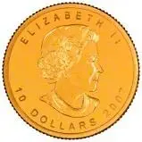 2007 0.25 oz Gold Coin Maple Bullion 21913