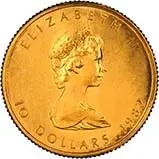 1982 0.25 oz Gold Coin Maple Bullion 24020