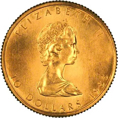 1983 0.25 oz Gold Coin Maple Bullion 21816