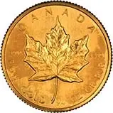 1983 0.25 oz Gold Coin Maple Bullion