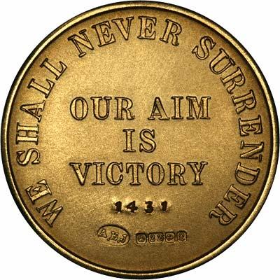 1965 Winston Churchill Gold Medallion | Chard