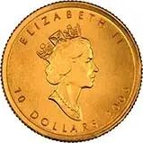 2003 0.25 oz Gold Coin Maple Bullion 24346