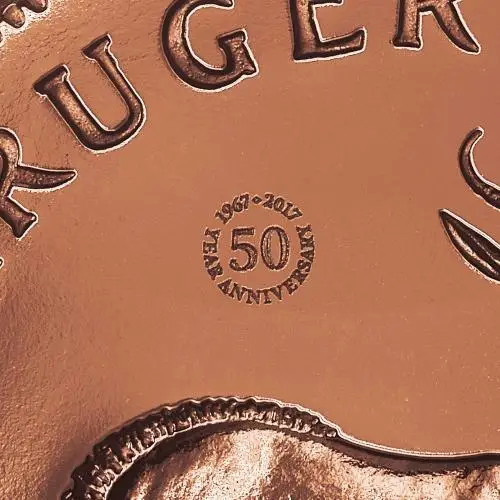 2017 BU Gold Krugerrand 1967 Coin Restrike - 50th Anniversary Privy Mark chards 50th privy mark image crop