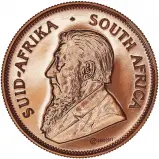 2017 BU Gold Krugerrand 1967 Coin Restrike - 50th Anniversary Privy Mark obverse chards image crop