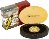 2013 Year of the Snake Gold Proof 1 oz Coin in box