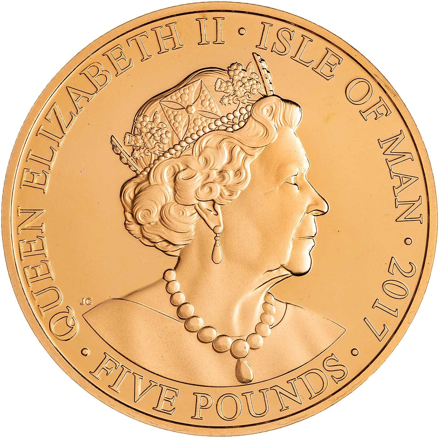 Isle of Man 2017 Platinum Wedding £5 Crown | Chards