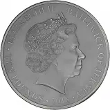 2018 Masterpiece Poppy coin Silver Antique £10  Coin Presentation Case Jersey obverse