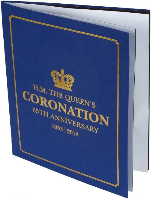 2018 Gold Proof 10 Ounce Elizabeth II 65th Anniversary of the Coronation Pound Sterling £50  Coin Presentation Case with Cert Jersey info