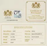 2018 Gold Proof 10 Ounce Elizabeth II 65th Anniversary of the Coronation Pound Sterling £50  Coin Presentation Case with Cert Jersey cert provenance