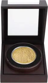 2018 Gold Proof 10 Ounce Elizabeth II 65th Anniversary of the Coronation Pound Sterling £50  Coin Presentation Case with Cert Jersey in box