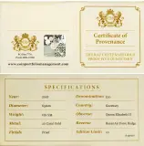 2018 Gold Proof Royal Air Force £10  Coin Presentation Case with Cert Guernsey certificate