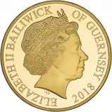 2018 Gold Proof Royal Air Force £10  Coin Presentation Case with Cert Guernsey obverse