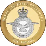 2018 Gold Proof 5 oz Coin RAF Centenary Guernsey