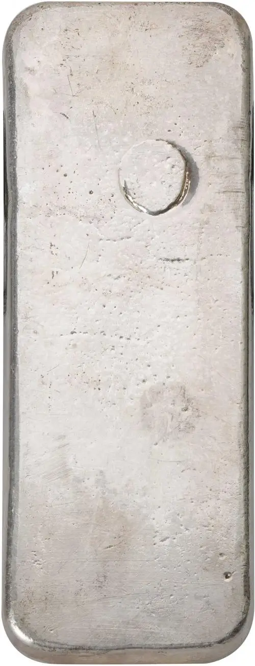 Silver Bullion Ungraded 50 ounce  Bar Without Cert Pre-Owned Johnson Matthey reverse