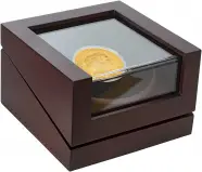 2017 5 Ounce Gold Proof Platinum Wedding Anniversary £10 Coin side view