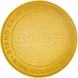 2019 5 Ounce Gold Proof 80th Anniversary of the Kings Speech £10 Coin