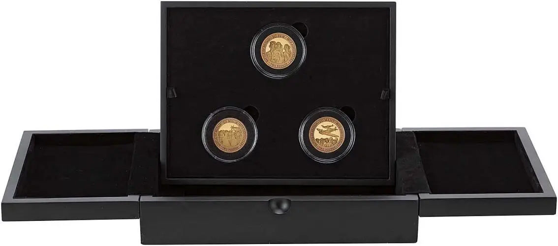 2020 80th Anniversary of the Battle of Britain Gold Proof £2 Coin Set - Jersey in box
